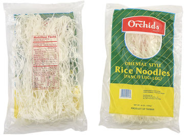 بسكويت أوركيد على الطريقة الشرقية نودلز أرز نودلز ، نودلز الأرز الطازج