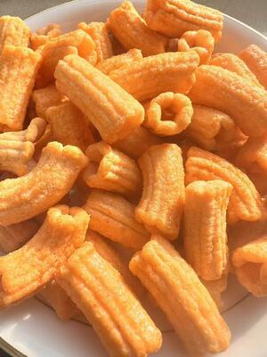 مقرمشات الأرز بنكهة حلوة وحارة مزيج وجبات خفيفة لذيذة رقائق كعك الأرز الكورية تم تطويرها لفئات الأطعمة الخفيفة العرقية