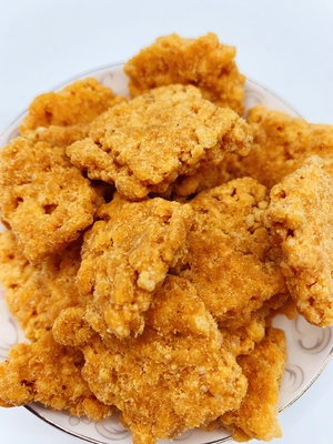 صفار البيض المملح لحم مجفف خيط اللحم الخضار كريكرات الأرز خليط غني ورائحة ناعمة الأرز المشوي قشرة الأرز المقلي غوبا