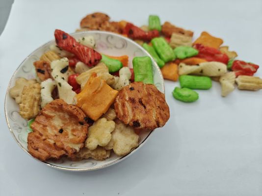 نكهات مخصصة أصلية كعك الأرز المختلط حزمة متنوعة حزمة كبيرة مع مكونات الزيت