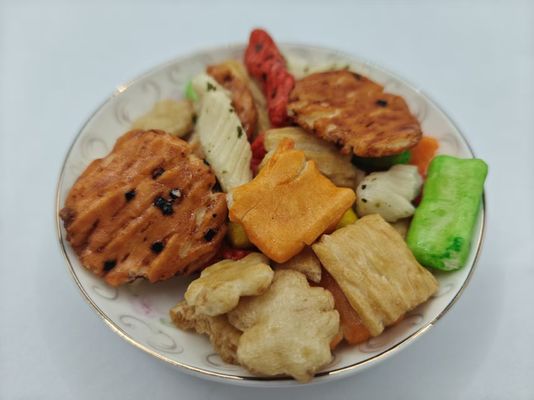 نكهات مخصصة أصلية كعك الأرز المختلط حزمة متنوعة حزمة كبيرة مع مكونات الزيت