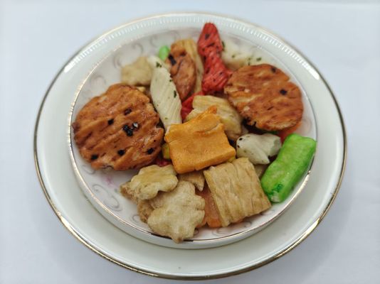 نكهات مخصصة أصلية كعك الأرز المختلط حزمة متنوعة حزمة كبيرة مع مكونات الزيت