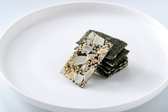 رقائق الأعشاب البحرية المحشوة 4 نكهات مزيج وجبات خفيفة لذيذة نباتي خالي من الغلوتين مغذيات المحيط