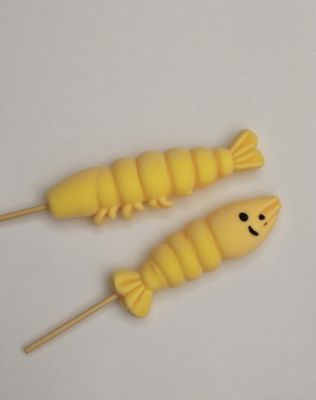 حلوى الخطمي على شكل شواء بنكهة الفانيليا لحفلات التخييم بدون جيلاتين