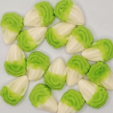 حلويات هلامية على شكل مرح، شرائح ملونة وأشكال إبداعية