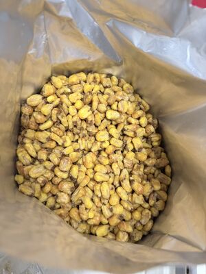 وجبة خفيفة من الذرة والمكسرات المحمصة، حبوب طويلة، حلاوة طبيعية، مقرمشة، صحية