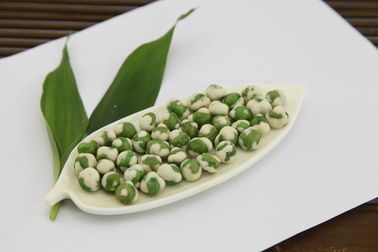 نكهة ملح البحر المحمص المغلفة البازلاء الخضراء وجبة خفيفة OEM مع شهادة BRC
