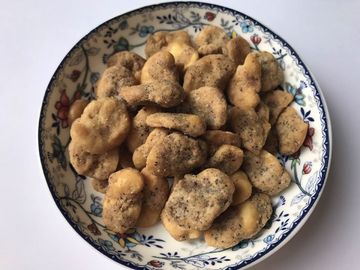 بني لون فاصوليا عريضة بنكهة خفيفة بنكهة الأرض المعدلة وراثيا الملمس الثابت في حقيبة البيع بالتجزئة