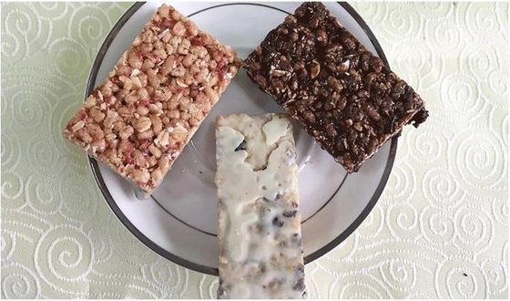 Azuki Beans Protein Energy Bars Yummy Multi Flavors Keep In Cool Condition