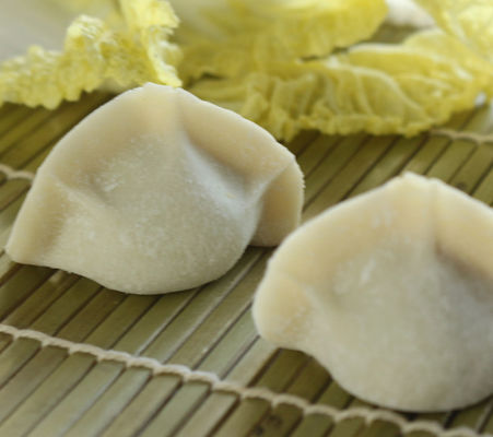 لذيذ الزلابية المجمدة أغذية معالجة JiaoZi مع Ingrediants الداخلية المختلفة