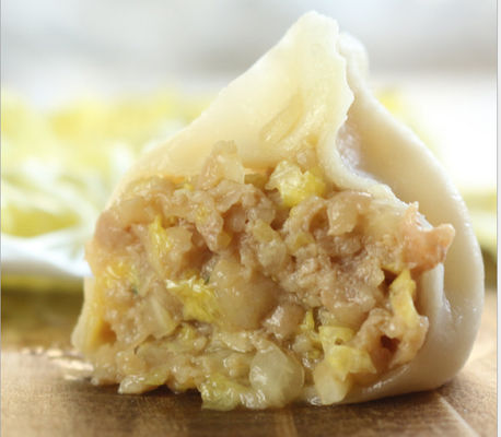 الصينية Jiaozi البخار الزلابية المجمدة مطعم تقليدي المواد -18 ℃ التخزين