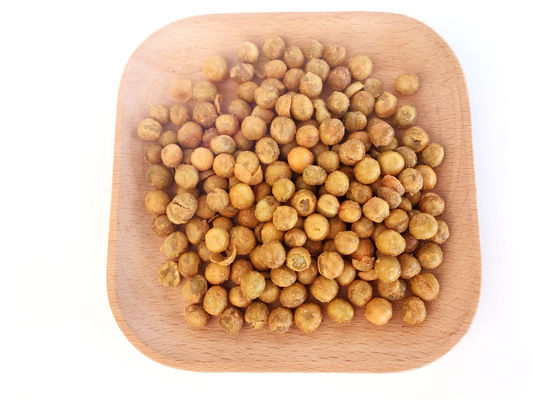 النكهة الحارة الصغيرة البازلاء الخضراء سناك كوشير الحلال مع شهادات الصحة