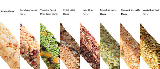 جيد لذيذ فول التغذية البروتين القضبان الطاقة مع التعبئة التجزئة لتناول الإفطار