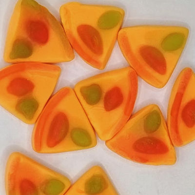 حلويات هلامية على شكل مرح، شرائح ملونة وأشكال إبداعية