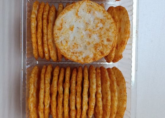 بي آر سي غير معدل وراثيا باربيكيو أرز مقرمش مقرمش